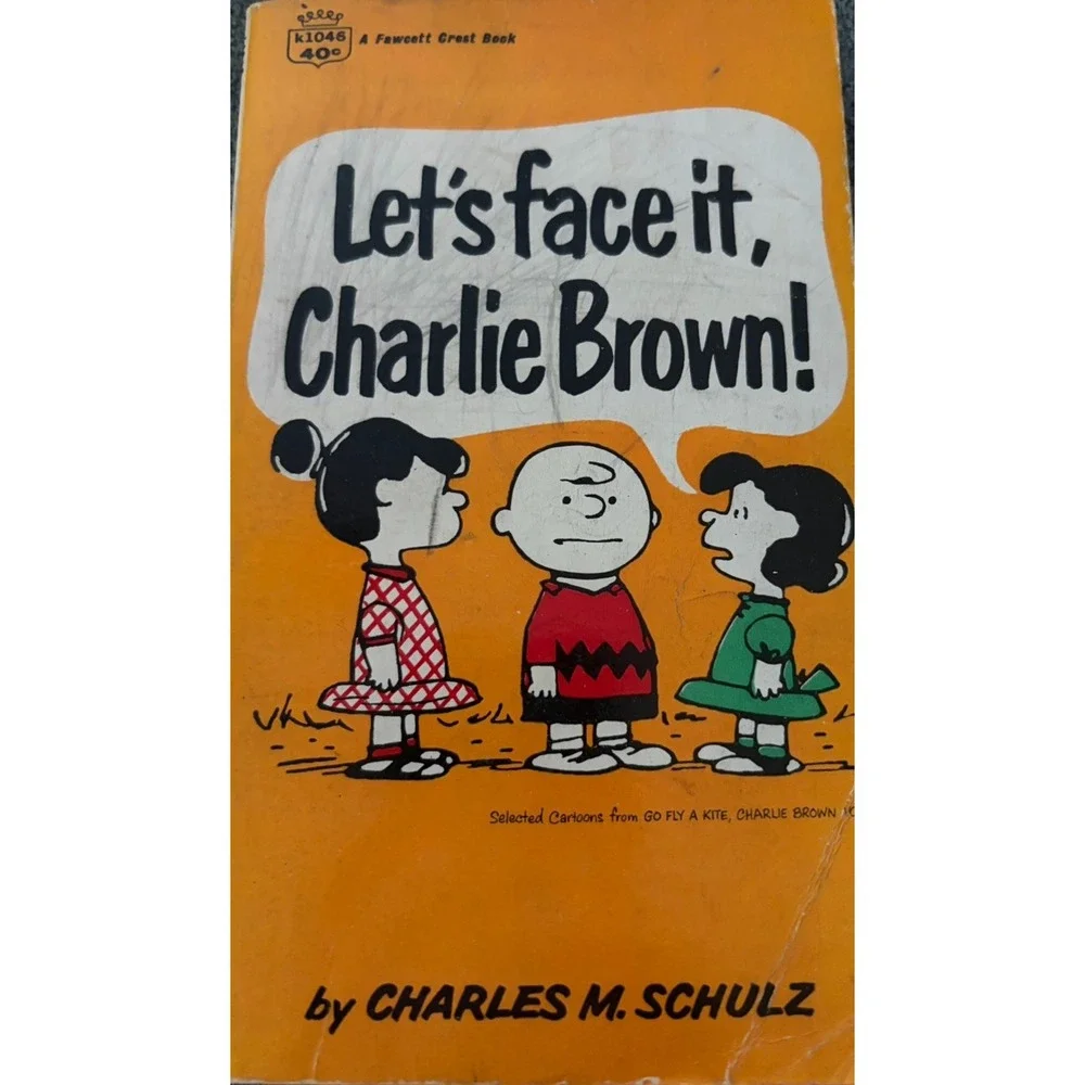 Let's Face It Charlie Brown Charles M Schulz 1967 Fawcett Crest Peanuts Book